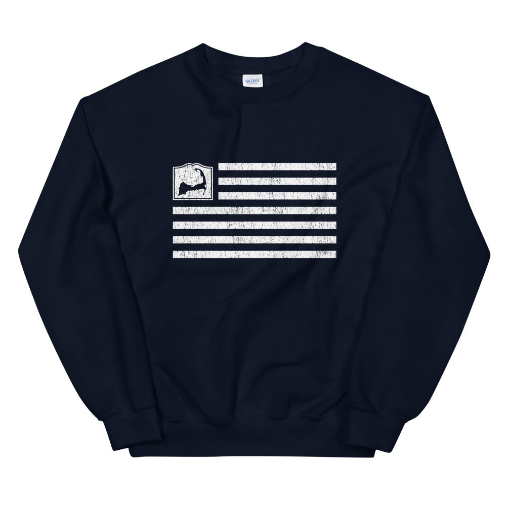 B The Light Boutique American Flag Tee - Navy - XL